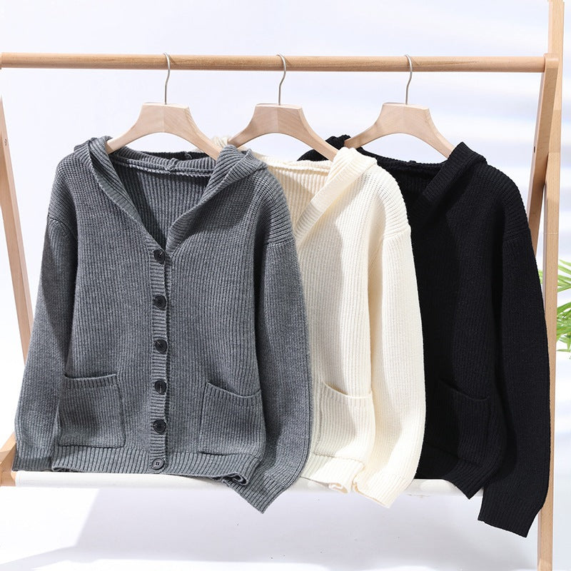 Men's Knitted Cardigan with Lapels – Fashionable Casual Jumper