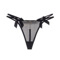 Women's Thong with Metal Chain & Lace - Sheer, Sexy & Trendy