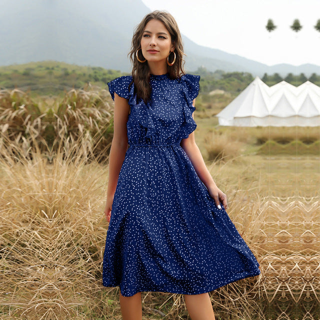 Elegant Chiffon Maxi Dress – Flowy Summer Dress for Women