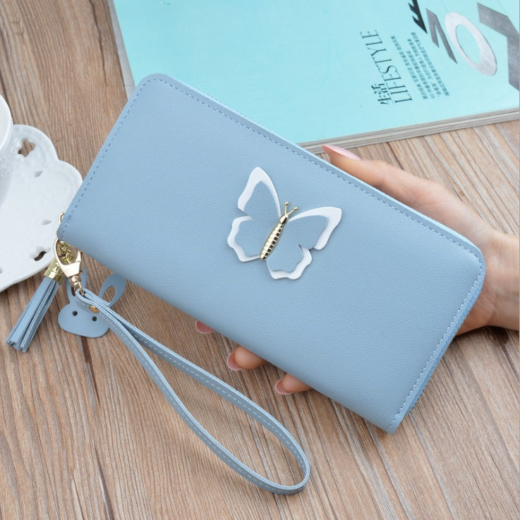 Women's Long Wallet | Elegant Zipper Purse