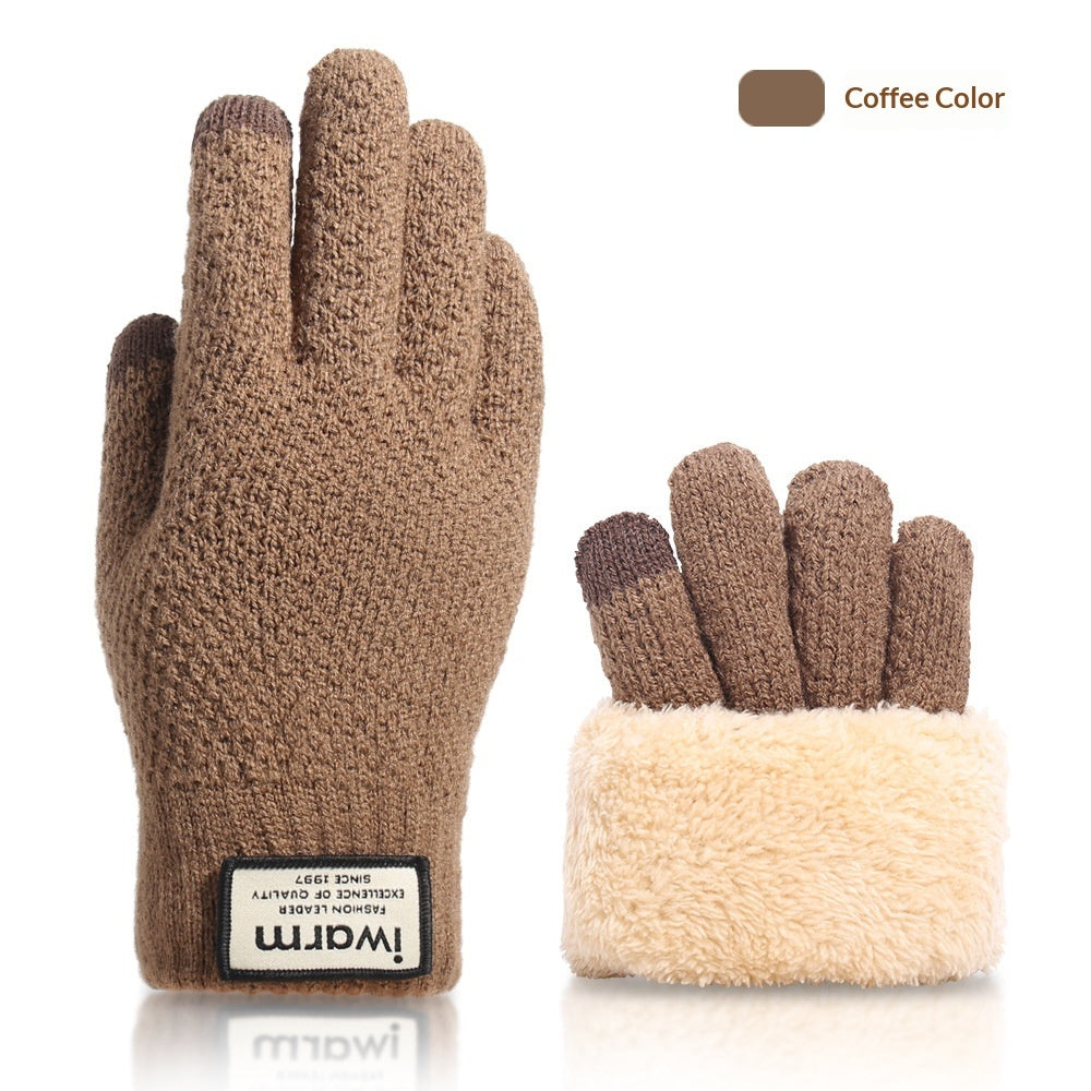Men's Touchscreen Gloves Warm Fleece Winter Elegant