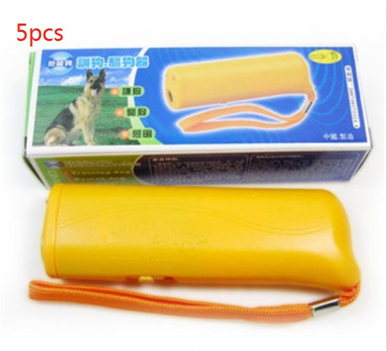 Ultrasonic Dog Trainer | Anti Bark Device with LED 3-in-1