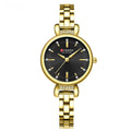 Women's Round Waterproof Wristwatch – Elegant Casual Watch