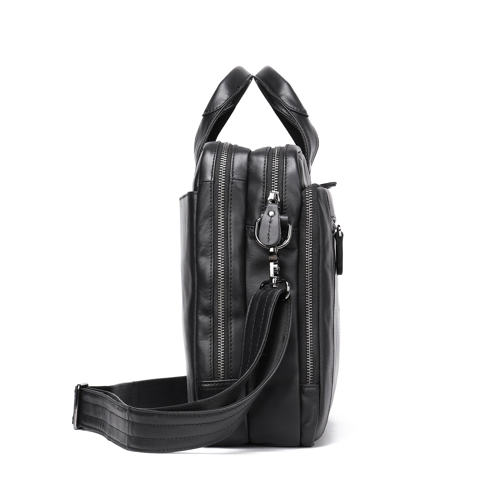Men's Genuine Leather Briefcase Premium – Handbag Business Laptop Bag
