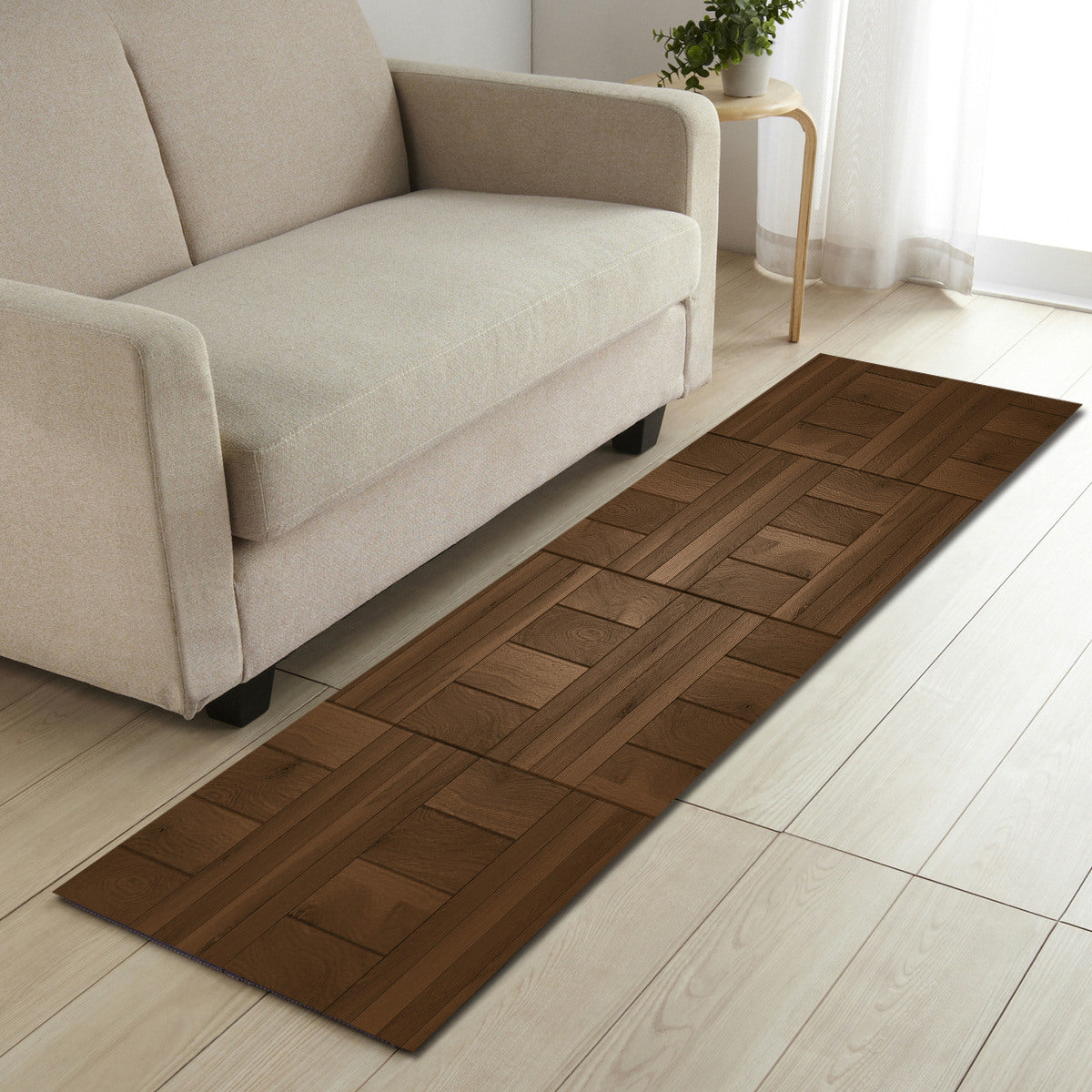 Rutschfester Teppich Wohnzimmer Schlafzimmer weich | Waschbar