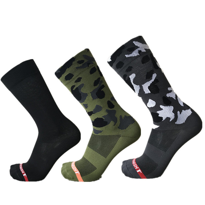 Men's Camouflage Cycling Socks Army Green | breathable Sports