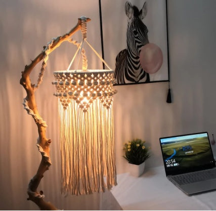 Braided Lampshade Design Fabric Lamp Modern Decorative