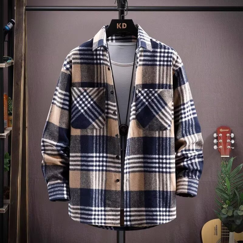 Men's Shirt Jacket Lapels | Trendy Casual Elegant Coat