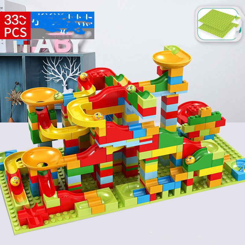Marble Run Building Blocks for Kids | DIY Creative Race Track