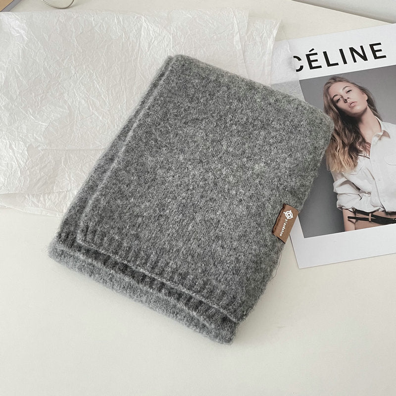 Women's Scarf Soft Warm Plain Elegant Autumn Winter Fashion Accessory