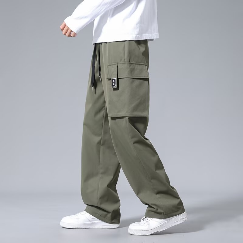 Men's Loose Fit Cargo Pants | Large Pockets | Streetwear Style