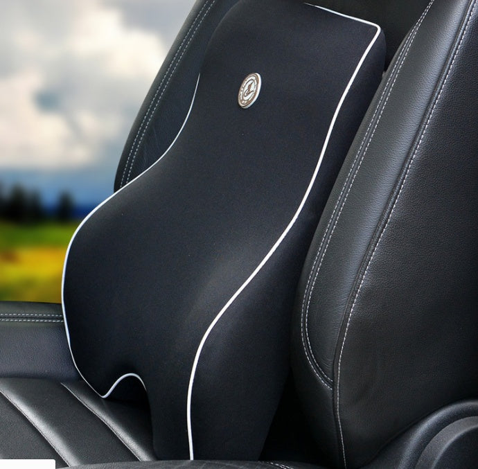 Car Lumbar Cushion Memory Foam Ergonomic Comfortable Back Support