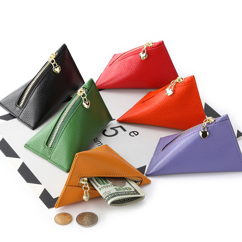 Women's Mini Leather Coin Purse – Elegant & Compact