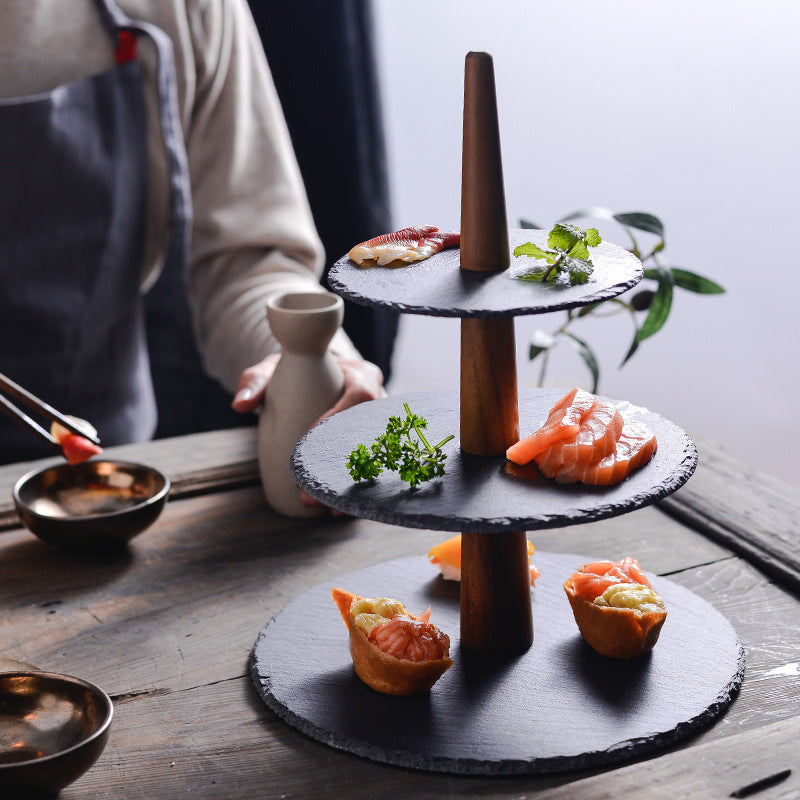 Dinner Plate Multi-layer Cake Stand Hotel Plate