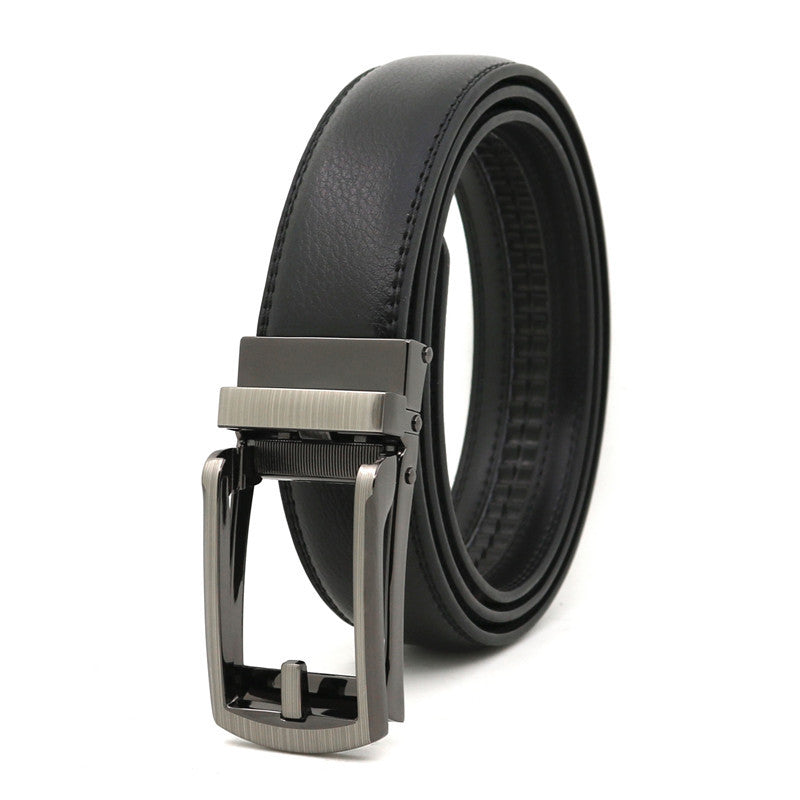 Men's Automatic Leather Belt | Elegant Holeless Belt