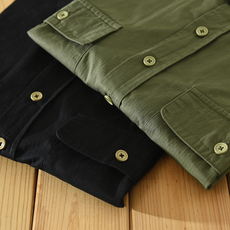 Men's Short Sleeve Shirt Solid Color | Summer Casual Lightweight Breathable