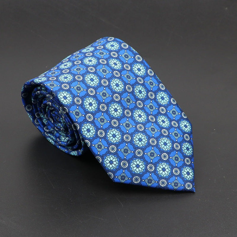 Men's Silk Tie Bohemian 7.5 cm Soft Elegant Modern