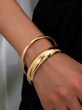 Extravagant Minimalist Traditional High-Gloss Bracelet