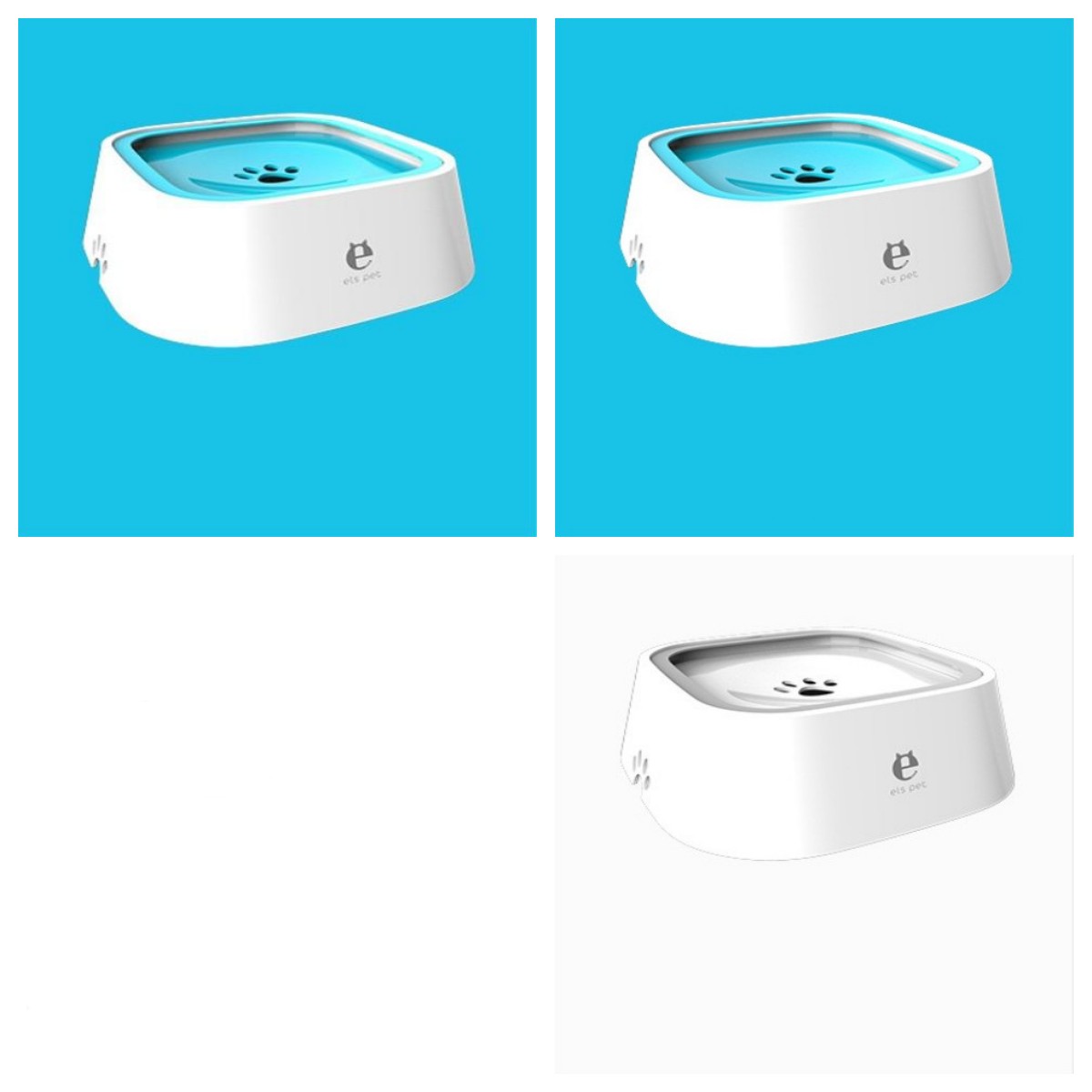 Pet Water Bowl for Dogs and Cats | Anti-Spill Slow Feeder 1.5L