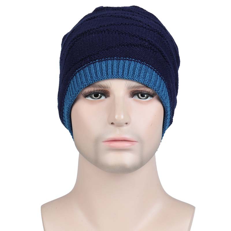 Men's Wool Hat Winter | Reversible | Warm Ski Beanie
