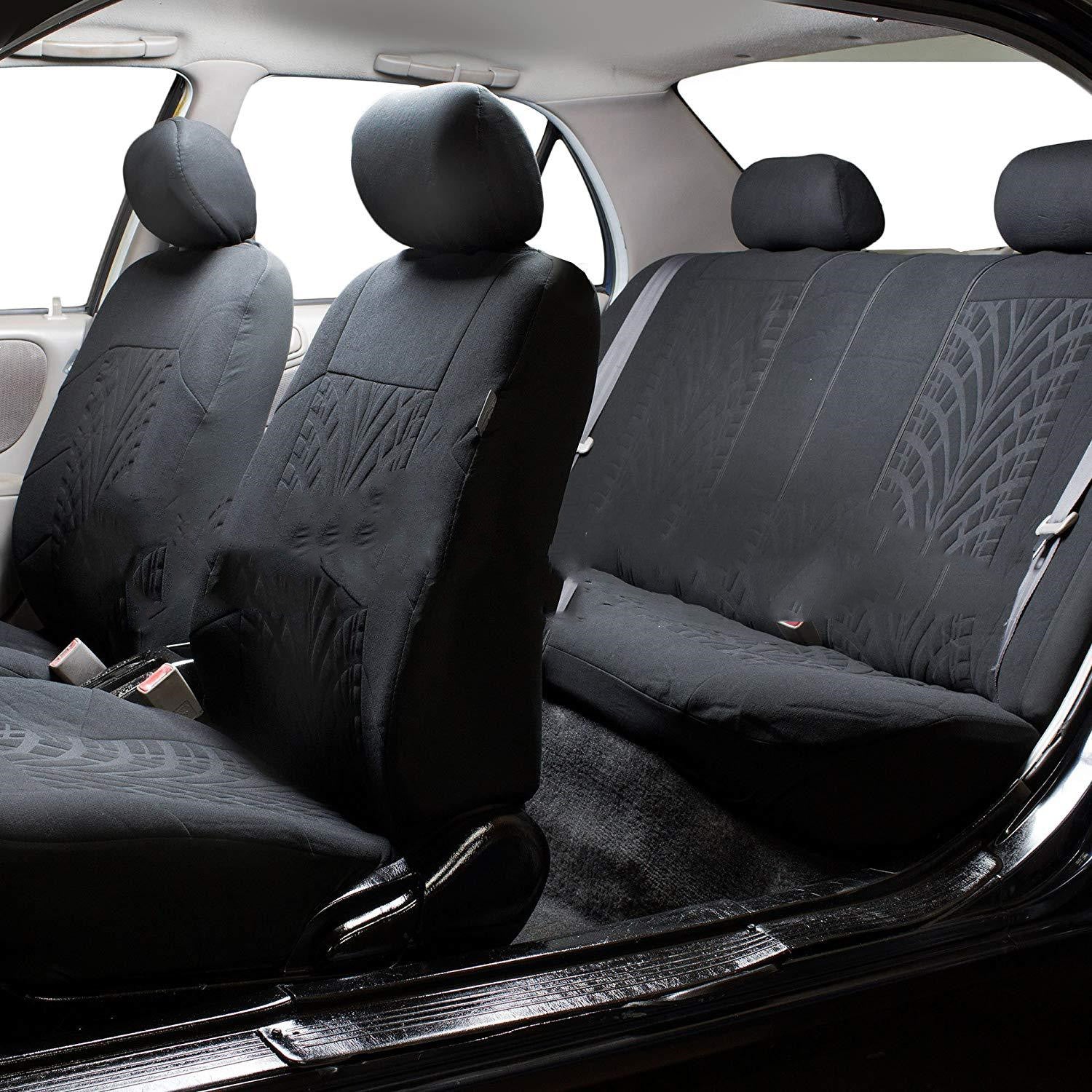 Car seat cover tire tread design protective modern universal durable