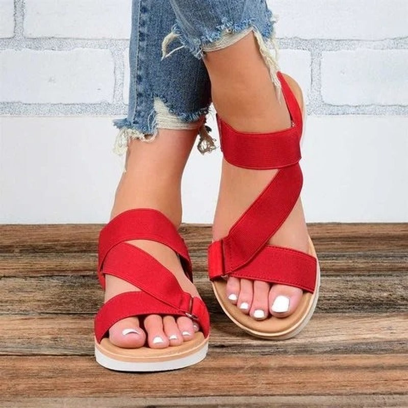 Comfortable Women's Stretch Sandals | Elastic Summer Shoes