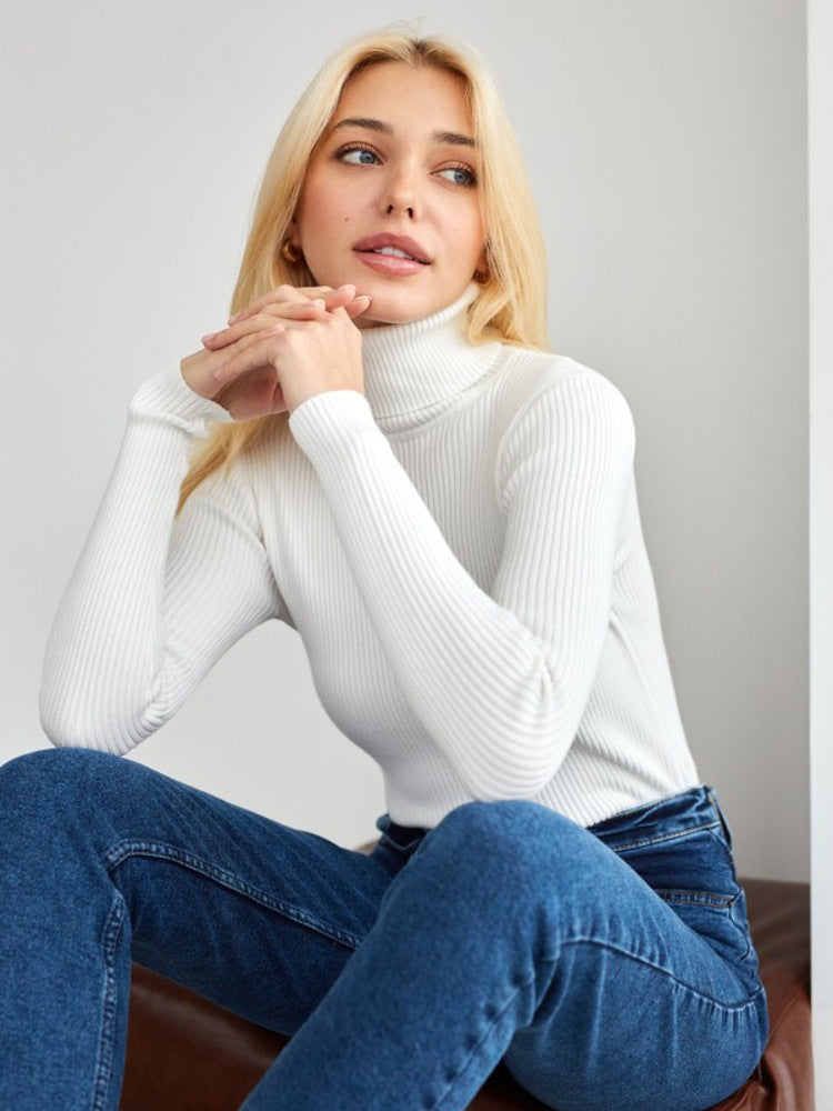 Damen Rollkragenpullover | Eleganter Winter Stricklook