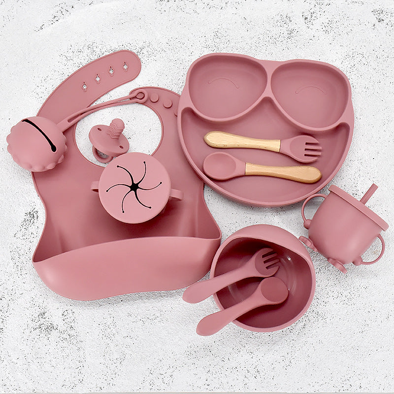 Baby Esslernset 11-teilig | Teller Schüssel Kinder Geschirr Set