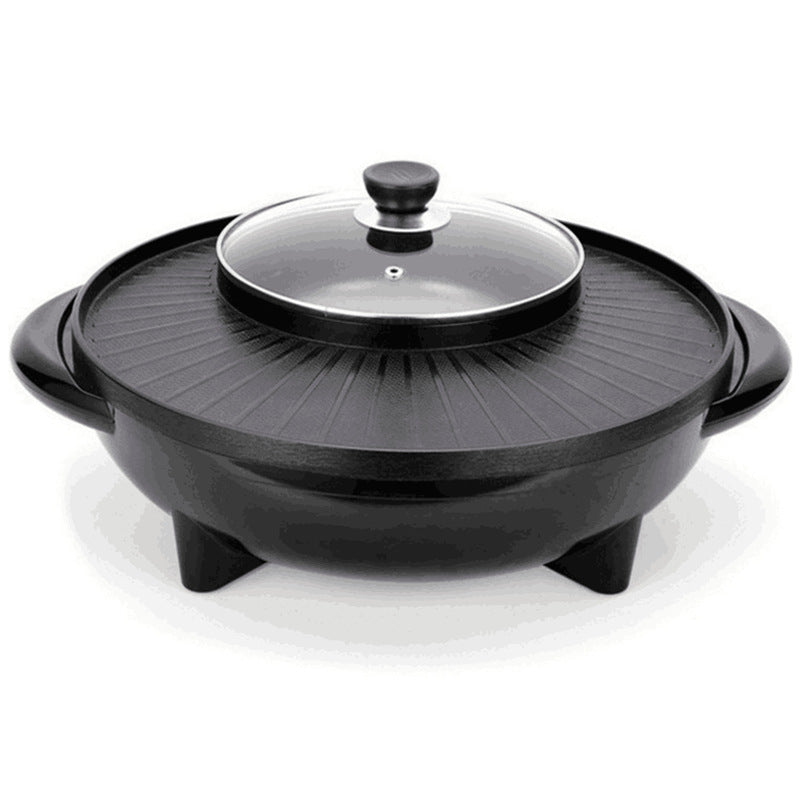 Multifunktions Elektrogrill mit Kochtopf – 2in1 Grill & Hot Pot