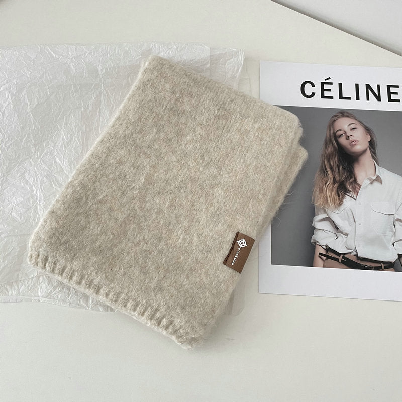Women's Scarf Soft Warm Plain Elegant Autumn Winter Fashion Accessory