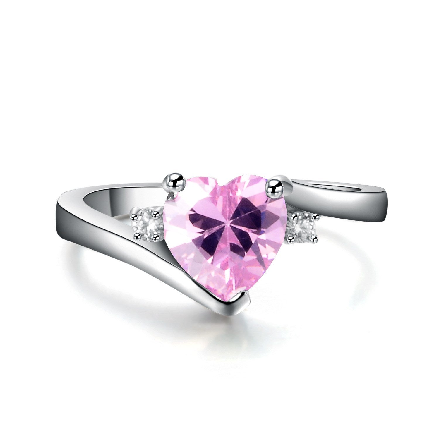 Bunter Zirkon-Liebesring (Farbiger Ring)