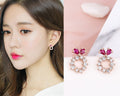 Luxuriöse Diamant-Ohrringe – Elegante Funkelnde Ohrstecker für Damen