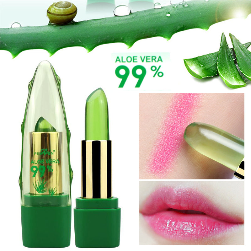 Aloe Vera Farbwechsel Lippenstift | Feuchtigkeitsspendender Lip Balm Gloss