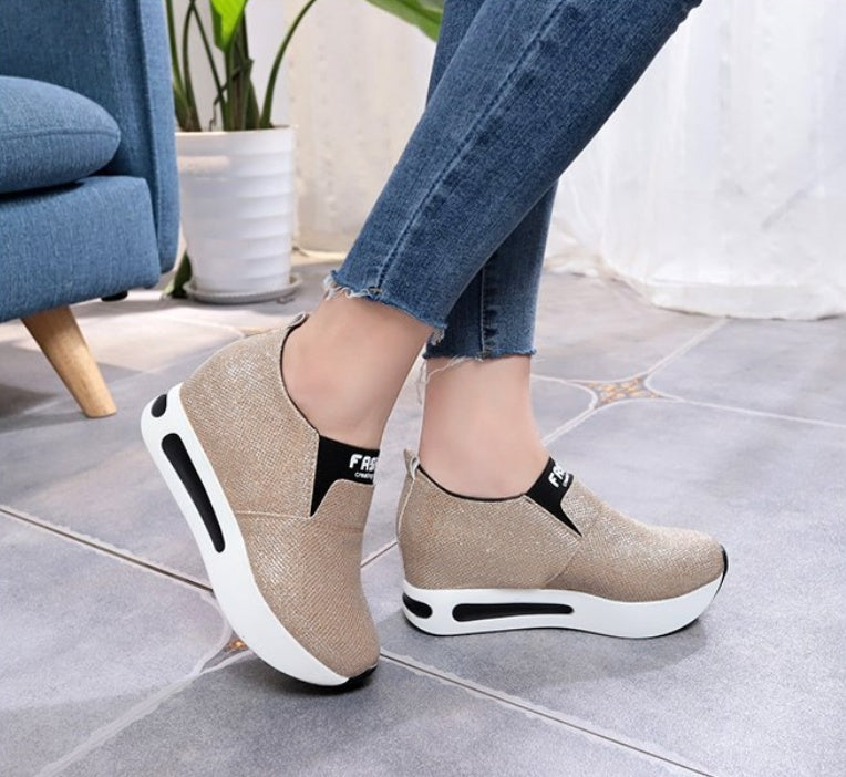 Damen Elegante Sneaker – Stilvolle Fashion Freizeit Schuhe