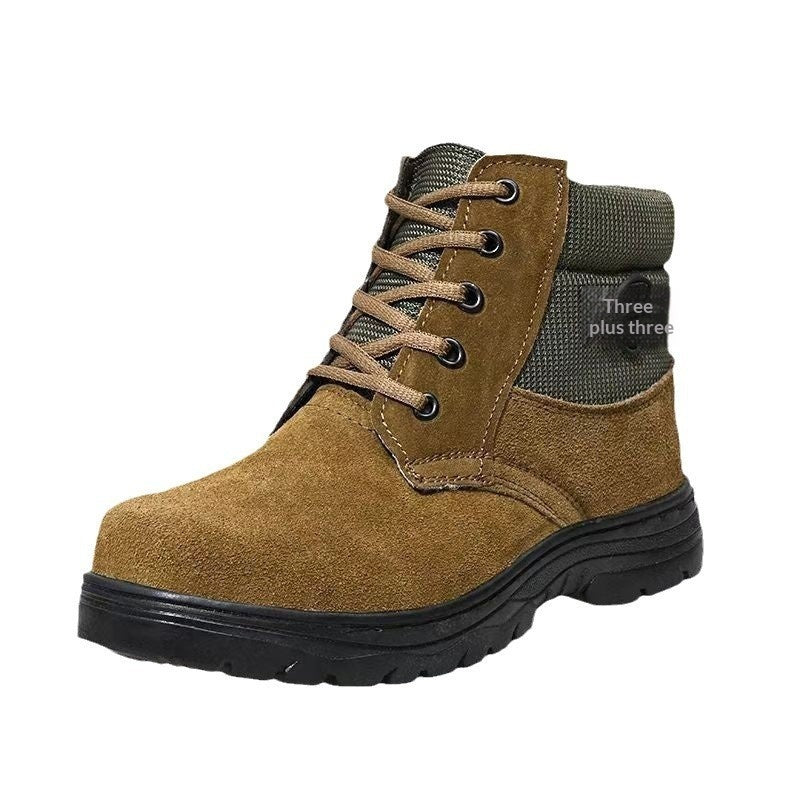 Men's Thermal Winter Boots with Lambskin Trim – Warm Cotton Boots