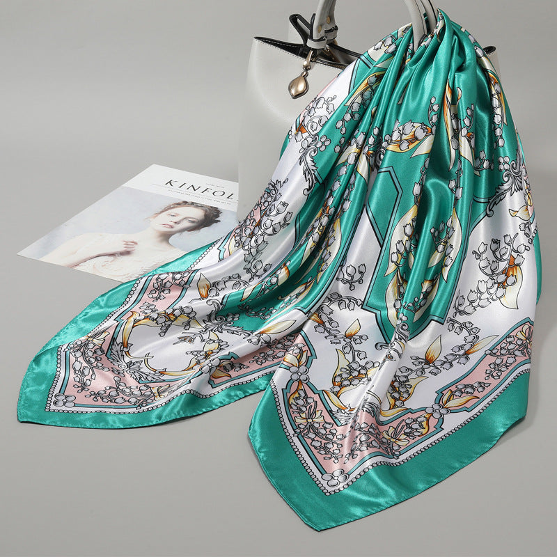 Damen Leichter Sommerschal | Dünne Elegante Stola Schal