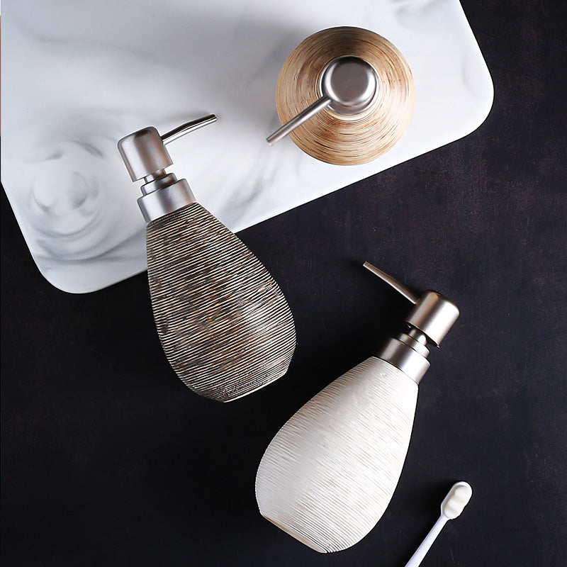 Soap Dispenser Ceramic | Lotion Shower Gel Bottle | Bathroom Accessories