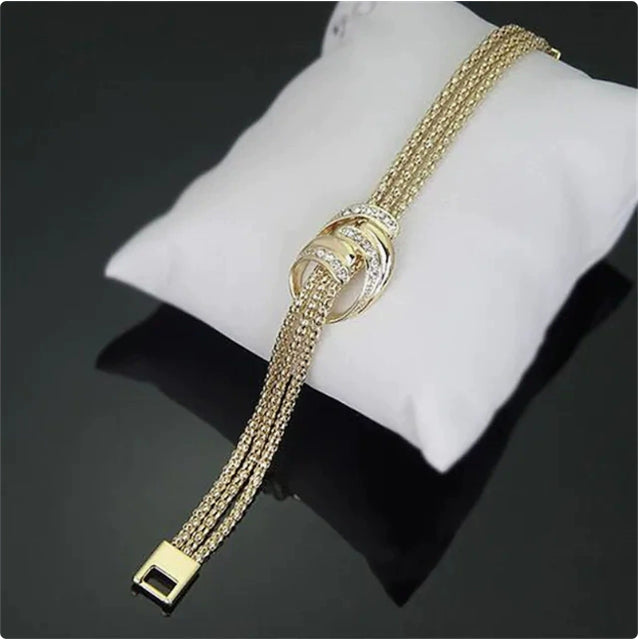 Luxury Bridal Jewelry Set – 4-piece with Necklace, Earrings, Bracelet & Ring