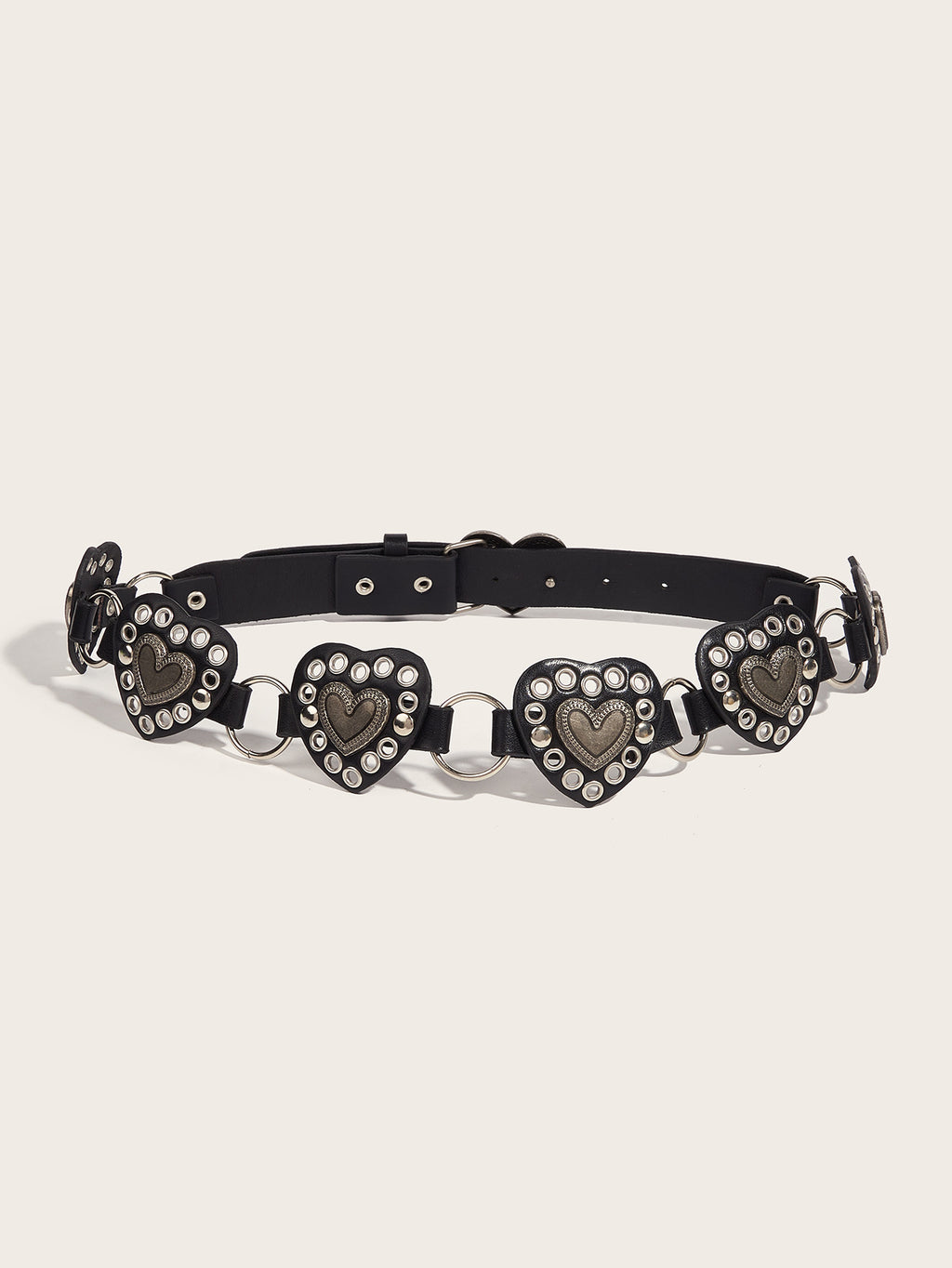 Women's Belt PU Leather Street Style | Hollow Circle Trendy Modern