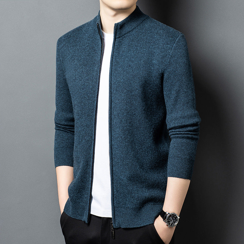 Men's Cardigan Business Casual – Autumn Winter Comfort Jacket