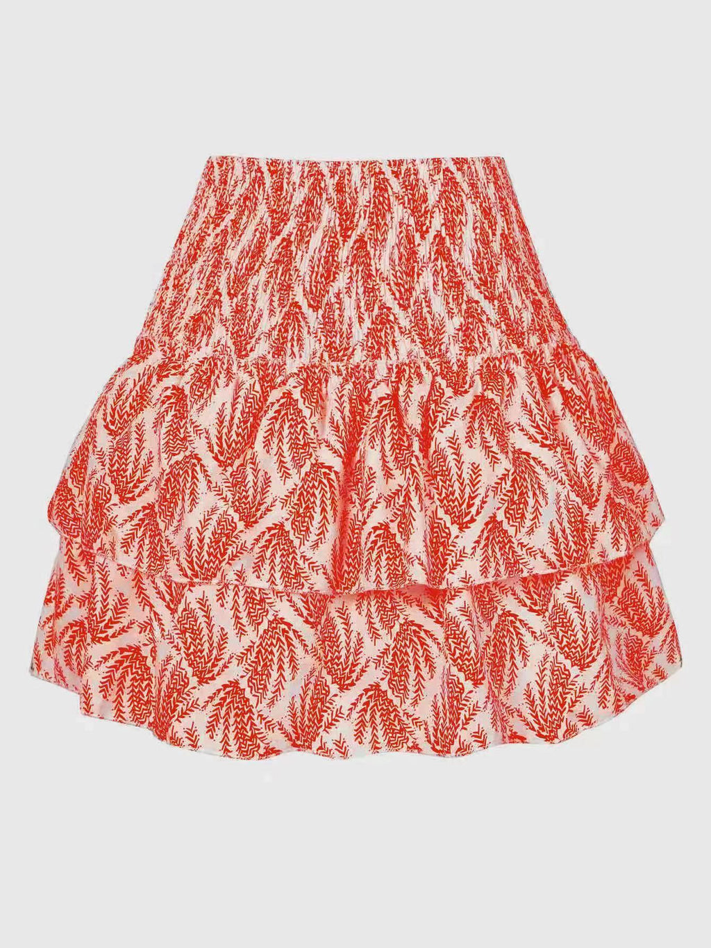 Women's Ruffle Skirt Casual | Elegant Lotus Leaf Skirt