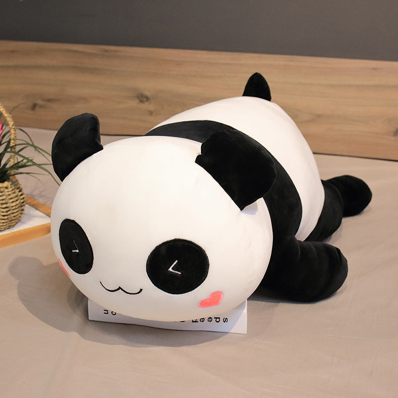 Large Panda Plush Pillow | Cuddly Toy Sleeping Pillow Soft