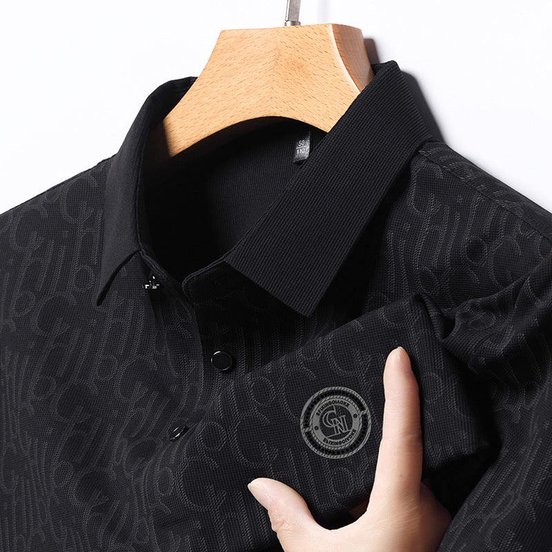 Men's Ice Silk T-Shirt | Summer Cool Breathable Lightweight