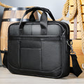 Men's Leather Business Shoulder Bag Laptop Briefcase - Premium Document Bag