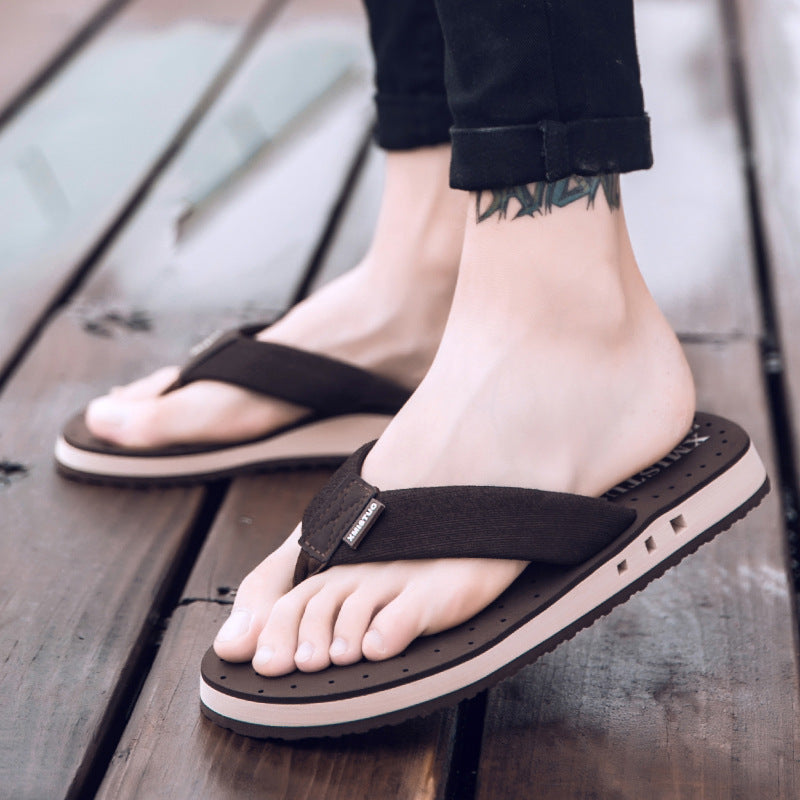 Men's Flip-Flops Herringbone | Non-slip Summer Slippers