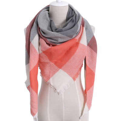 Damen Dreiecksschal Elegant | Herbst Winter Schal Stola