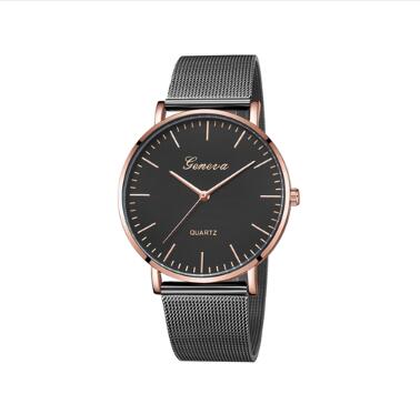 Men's & Women's Geneva Quartz Watch – Stainless Steel Classic Wristwatch
