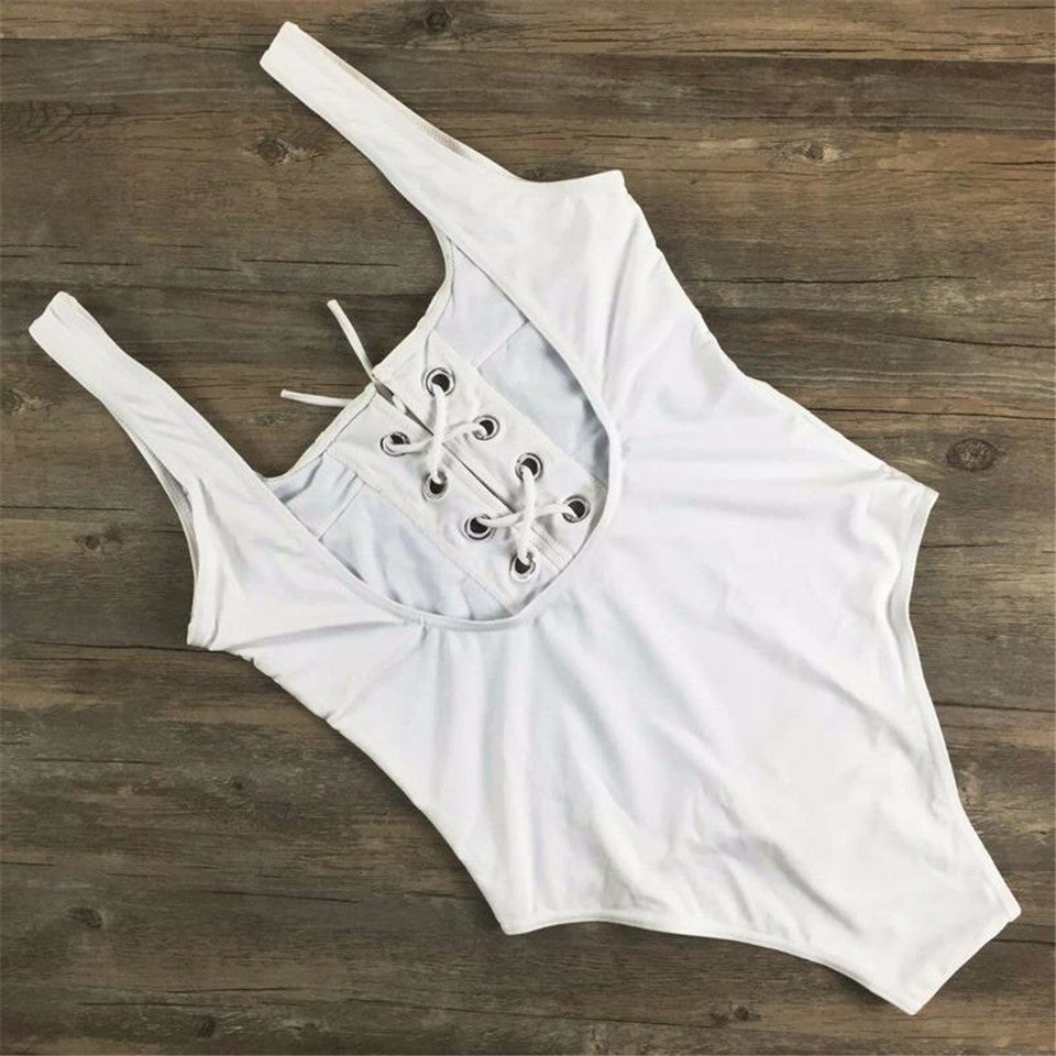 Women's Cut-Out One-Piece Swimsuit – Elegant Swimwear