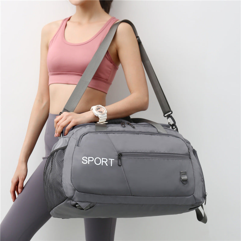 Wasserdichte Sport Reisetasche mit Schuhfach – Fitness Schultertasche
