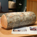 Log Pillow Decor | Realistic Wood Look Sofa Pillow